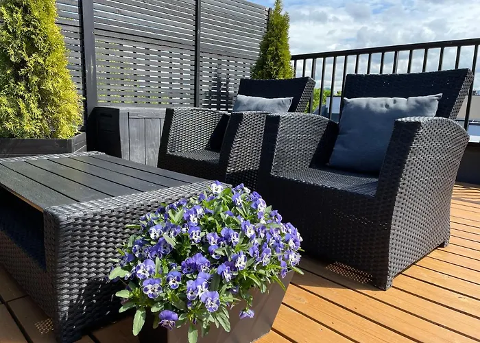 公寓 Terrace Avangard - Large Private Roof Terrace