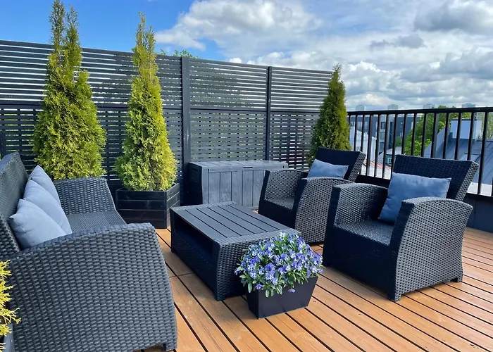 Apartament Terrace Avangard - Large Private Roof Terrace Tallin